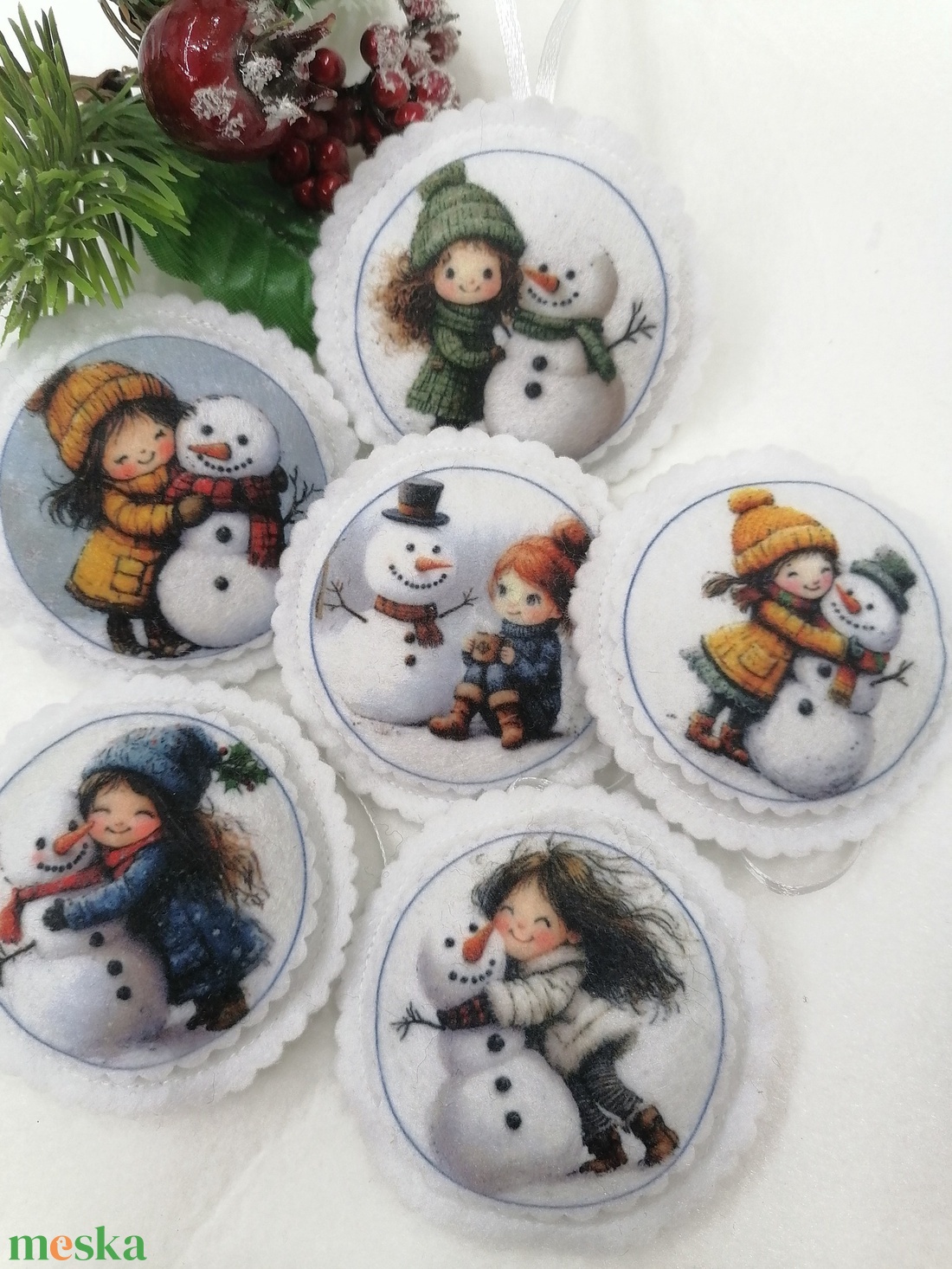 Karácsonyi dísz - karácsony - karácsonyi lakásdekoráció - karácsonyfadíszek - Meska.hu