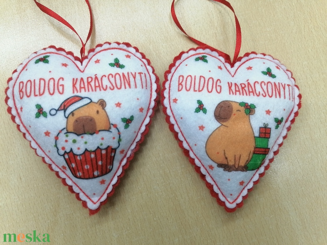 Karácsonyi dísz - karácsony - karácsonyi lakásdekoráció - karácsonyfadíszek - Meska.hu