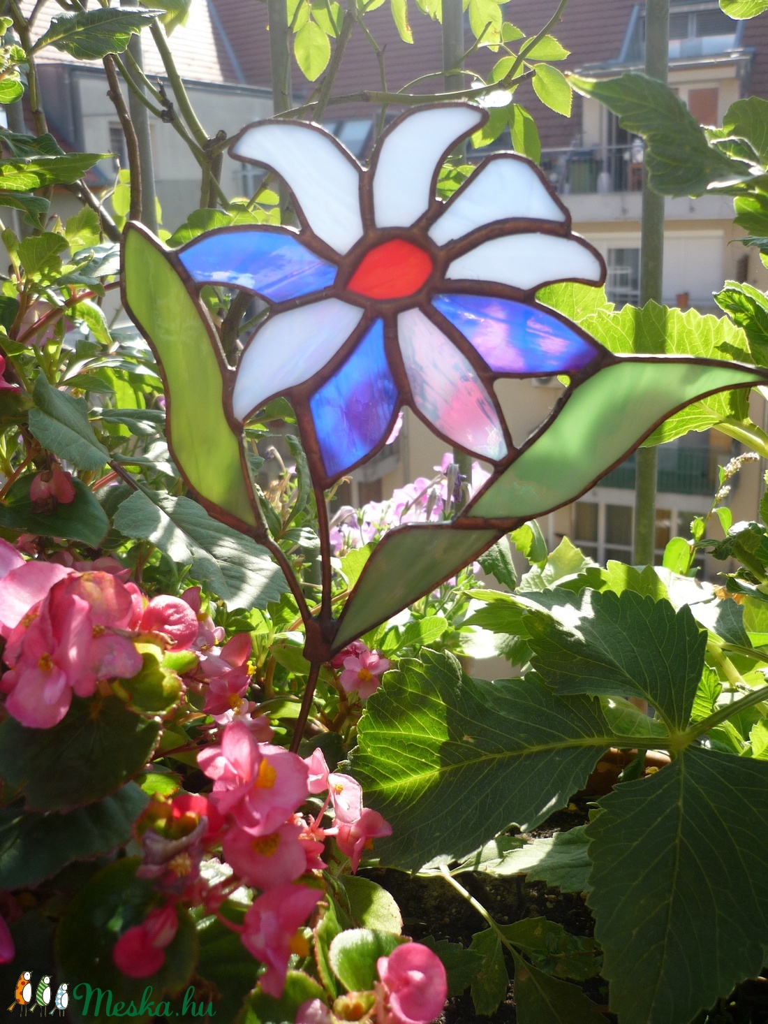 Gerbera szerű üveg-virág. (tiffany virág, ajándék, születésnapra, névnapra, dekoráció, lakberencezés) - - Meska.hu Gerbera szerű üveg-virág. (tiffany virág, ajándék, születésnapra, névnapra, dekoráció, lakberencezés) - - Meska.hu