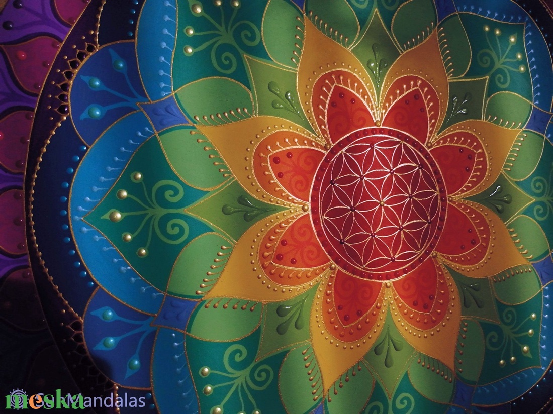Csakra Mandala   - otthon & életmód - dekoráció - spiritualitás - mandala - Meska.hu