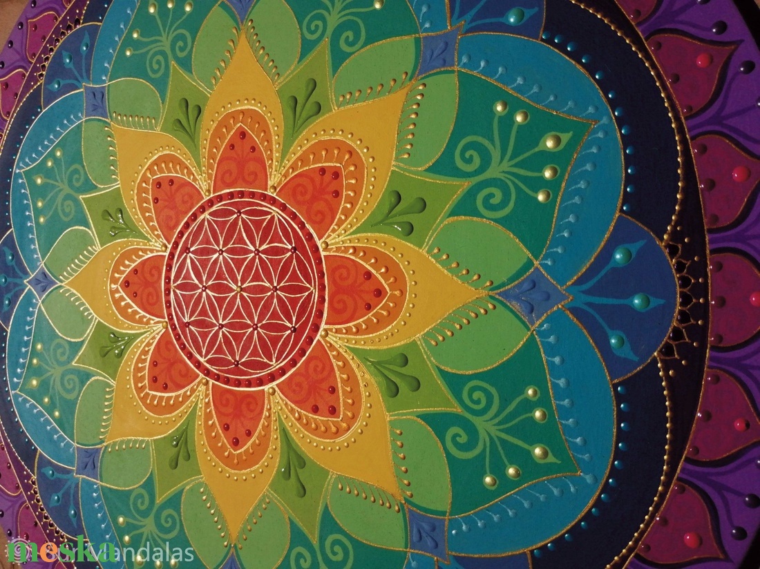 Csakra Mandala   - otthon & életmód - dekoráció - spiritualitás - mandala - Meska.hu