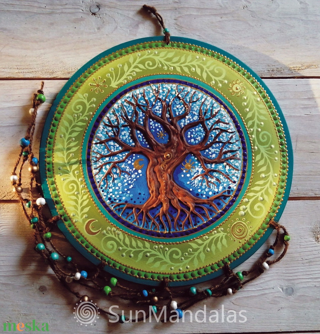 Zöldfa  Mandala  / Életfa  - otthon & életmód - dekoráció - spiritualitás - mandala - Meska.hu