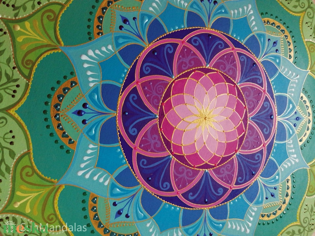 Tavirózsa  Mandala   - otthon & életmód - dekoráció - spiritualitás - mandala - Meska.hu