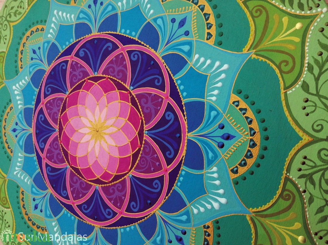 Tavirózsa  Mandala   - otthon & életmód - dekoráció - spiritualitás - mandala - Meska.hu