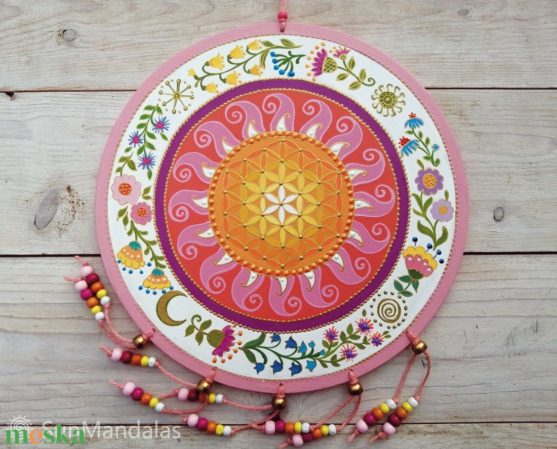 Rózsaszín virág NapMandala - otthon & életmód - dekoráció - spiritualitás - mandala - Meska.hu Rózsaszín virág NapMandala - otthon & életmód - dekoráció - spiritualitás - mandala - Meska.hu