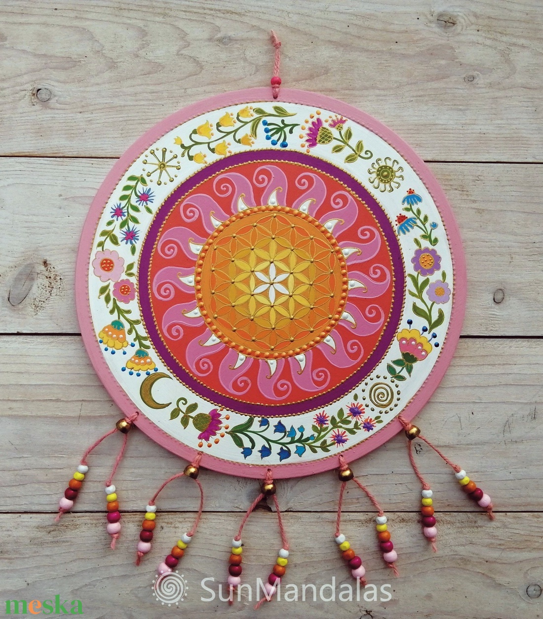 Rózsaszín virág NapMandala - otthon & életmód - dekoráció - spiritualitás - mandala - Meska.hu Rózsaszín virág NapMandala - otthon & életmód - dekoráció - spiritualitás - mandala - Meska.hu