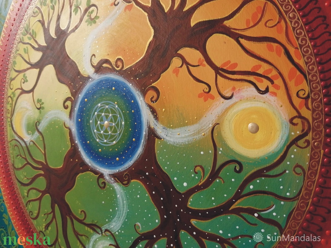 Négy évszak Mandala - otthon & életmód - dekoráció - spiritualitás - mandala - Meska.hu