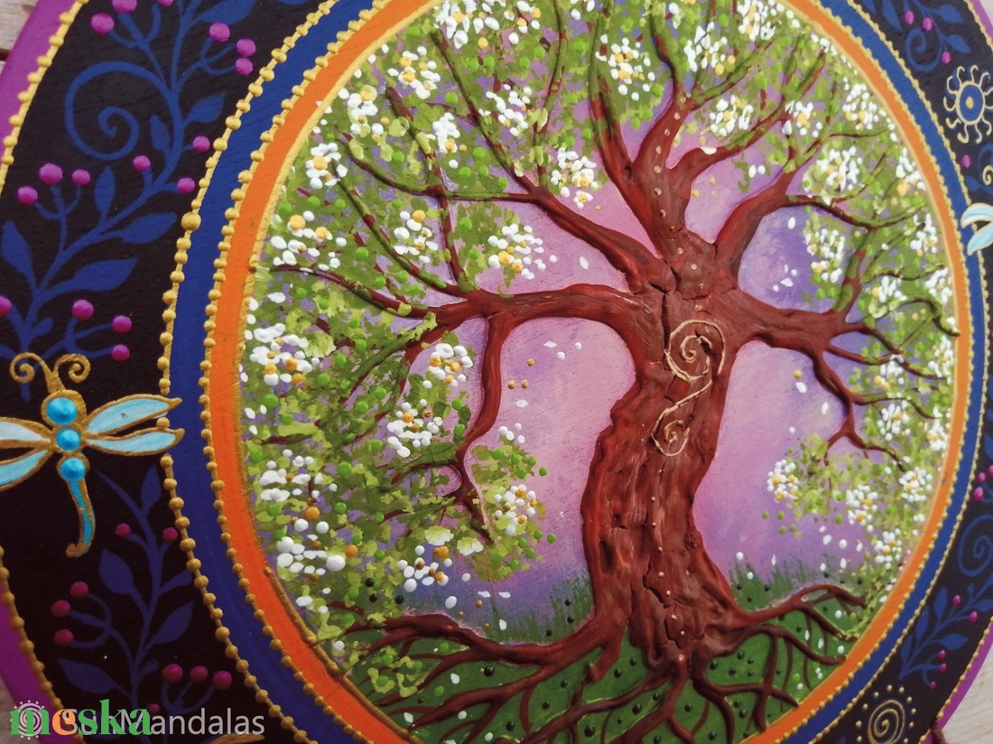 Bodzafa  Életfa ( Mandala)  - otthon & életmód - dekoráció - spiritualitás - mandala - Meska.hu