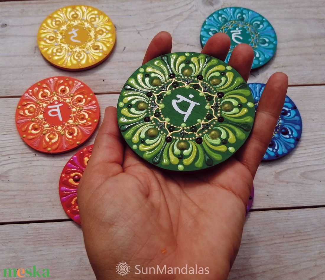 Csakra sor hűtőmágnes - otthon & életmód - dekoráció - spiritualitás - mandala - Meska.hu Csakra sor hűtőmágnes - otthon & életmód - dekoráció - spiritualitás - mandala - Meska.hu