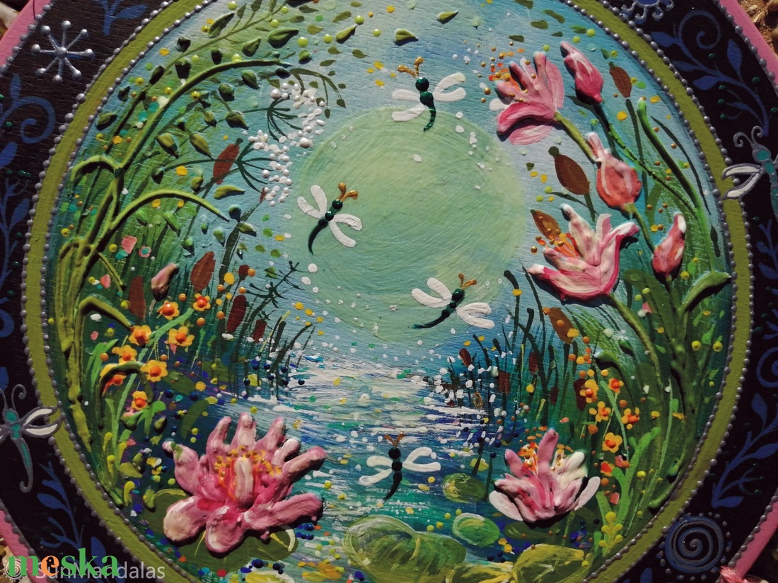 Erdei tó tavirózsákkal ( lótusz) - otthon & életmód - dekoráció - spiritualitás - mandala - Meska.hu Erdei tó tavirózsákkal ( lótusz) - otthon & életmód - dekoráció - spiritualitás - mandala - Meska.hu