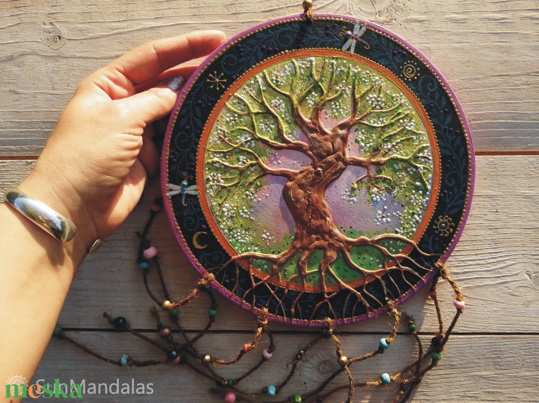 Bodzafa Életfa ( Mandala)  - otthon & életmód - dekoráció - spiritualitás - mandala - Meska.hu