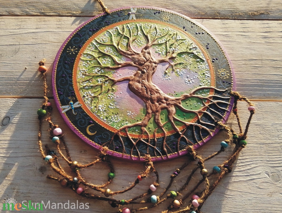 Bodzafa Életfa ( Mandala)  - otthon & életmód - dekoráció - spiritualitás - mandala - Meska.hu