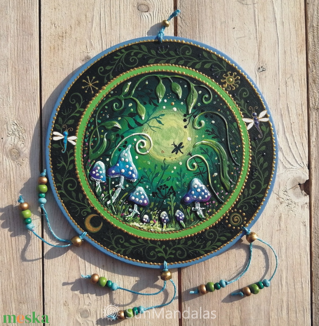 Varázserdő kék gombákkal - otthon & életmód - dekoráció - spiritualitás - mandala - Meska.hu Varázserdő kék gombákkal - otthon & életmód - dekoráció - spiritualitás - mandala - Meska.hu