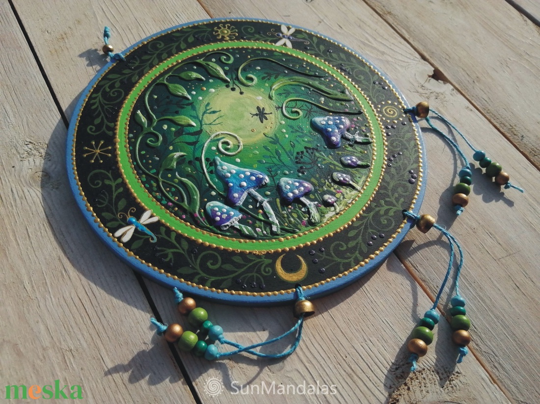 Varázserdő kék gombákkal - otthon & életmód - dekoráció - spiritualitás - mandala - Meska.hu Varázserdő kék gombákkal - otthon & életmód - dekoráció - spiritualitás - mandala - Meska.hu