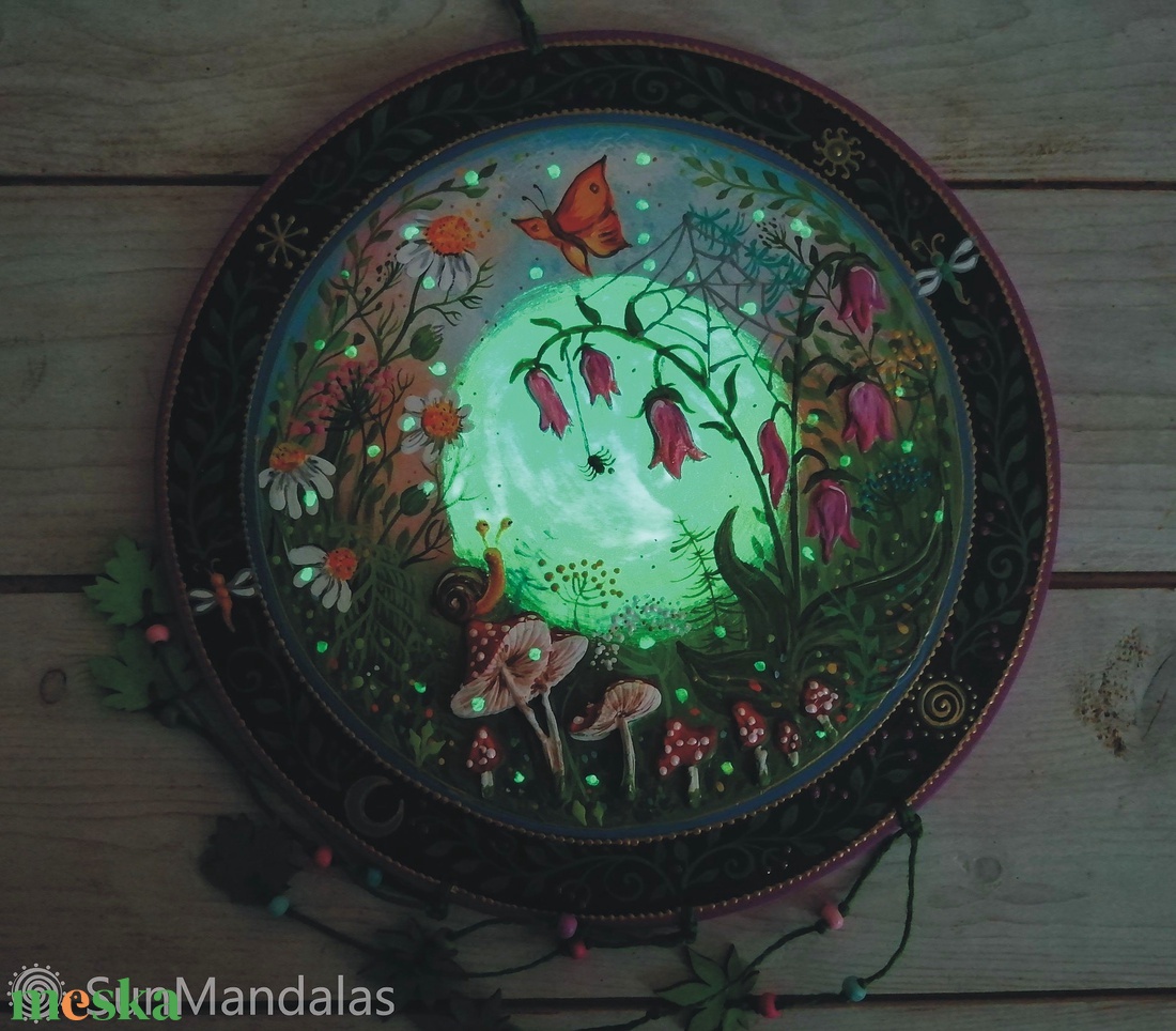 Varázsrét csigával - otthon & életmód - dekoráció - spiritualitás - mandala - Meska.hu Varázsrét csigával - otthon & életmód - dekoráció - spiritualitás - mandala - Meska.hu