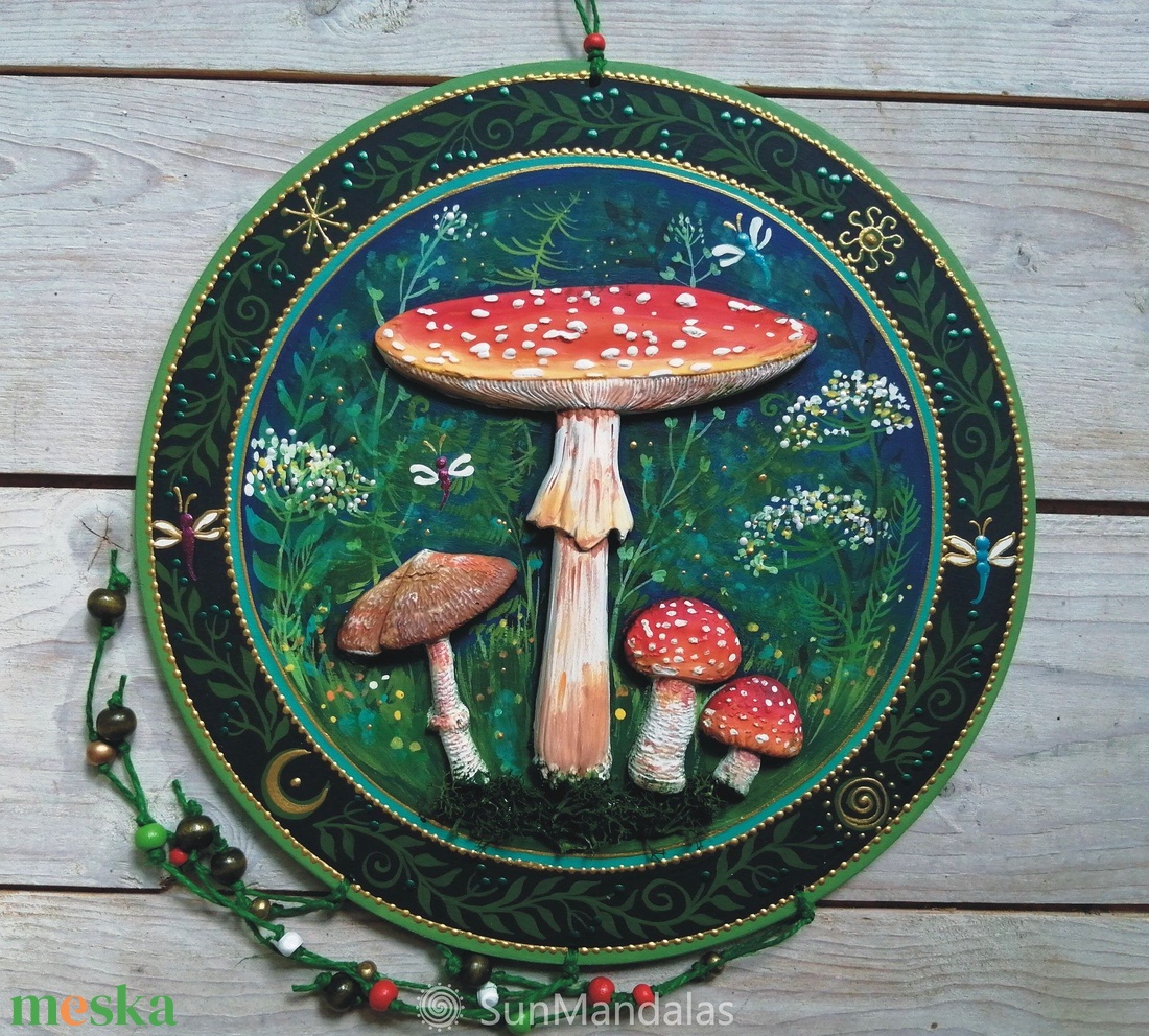 Nagy piros gombák - otthon & életmód - dekoráció - spiritualitás - mandala - Meska.hu Nagy piros gombák - otthon & életmód - dekoráció - spiritualitás - mandala - Meska.hu