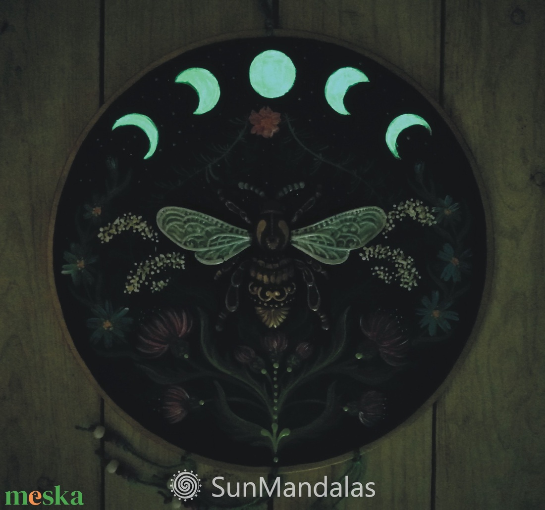 Varázs méh - otthon & életmód - dekoráció - spiritualitás - mandala - Meska.hu Varázs méh - otthon & életmód - dekoráció - spiritualitás - mandala - Meska.hu