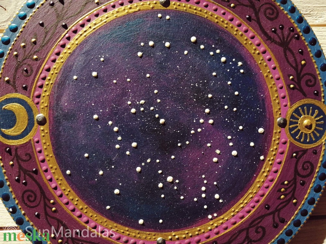 Csillagtérkép - otthon & életmód - dekoráció - spiritualitás - mandala - Meska.hu