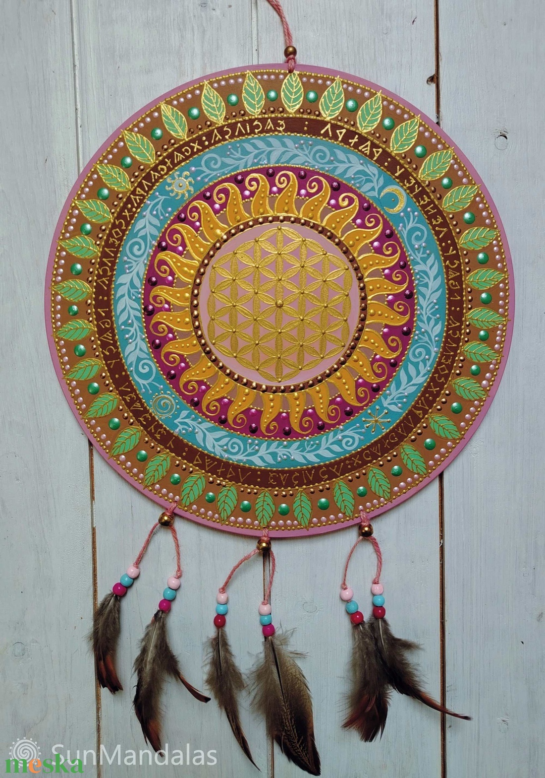 Amulett Mandala - otthon & életmód - dekoráció - spiritualitás - mandala - Meska.hu