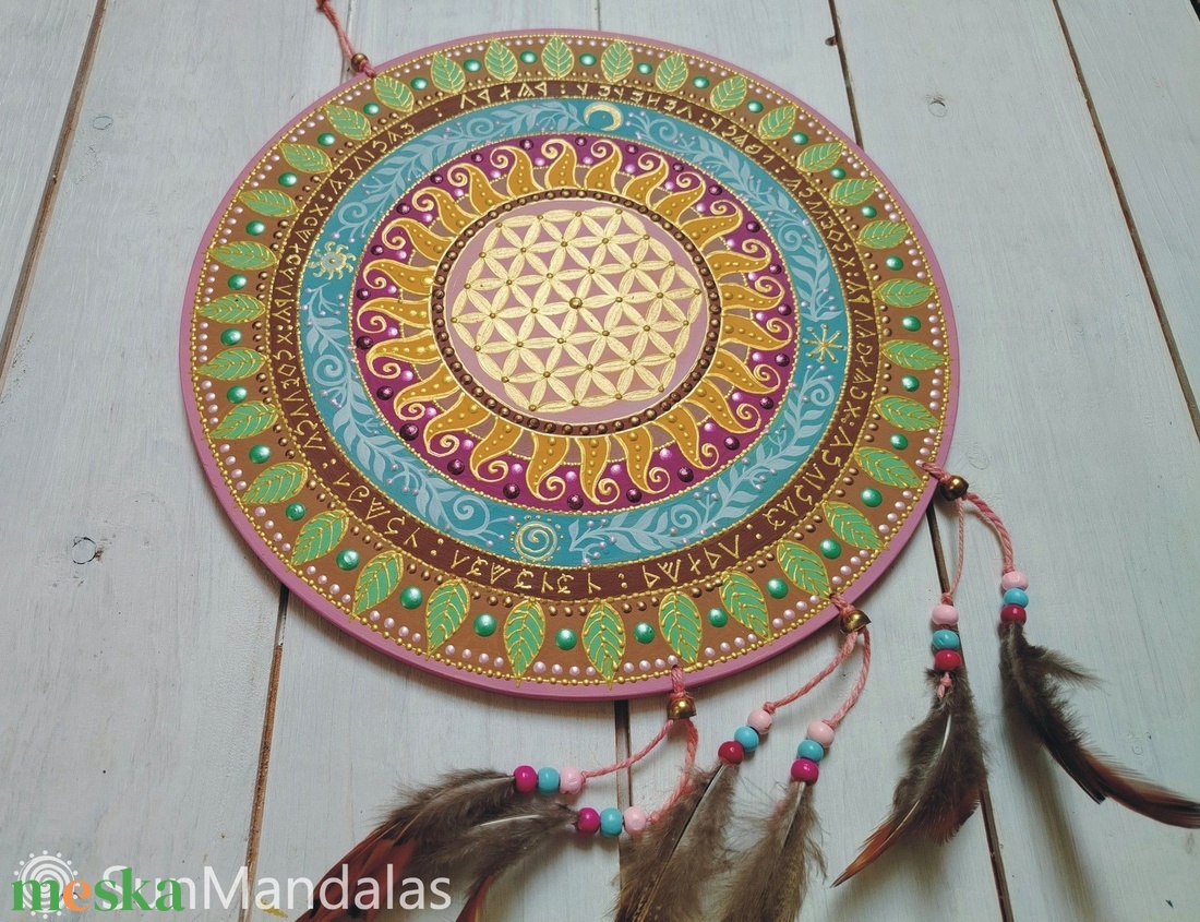 Amulett Mandala - otthon & életmód - dekoráció - spiritualitás - mandala - Meska.hu