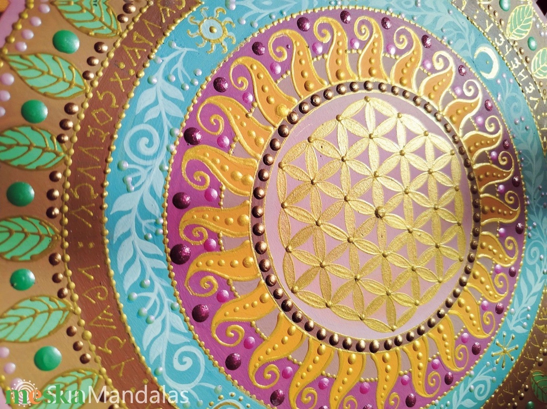 Amulett Mandala - otthon & életmód - dekoráció - spiritualitás - mandala - Meska.hu