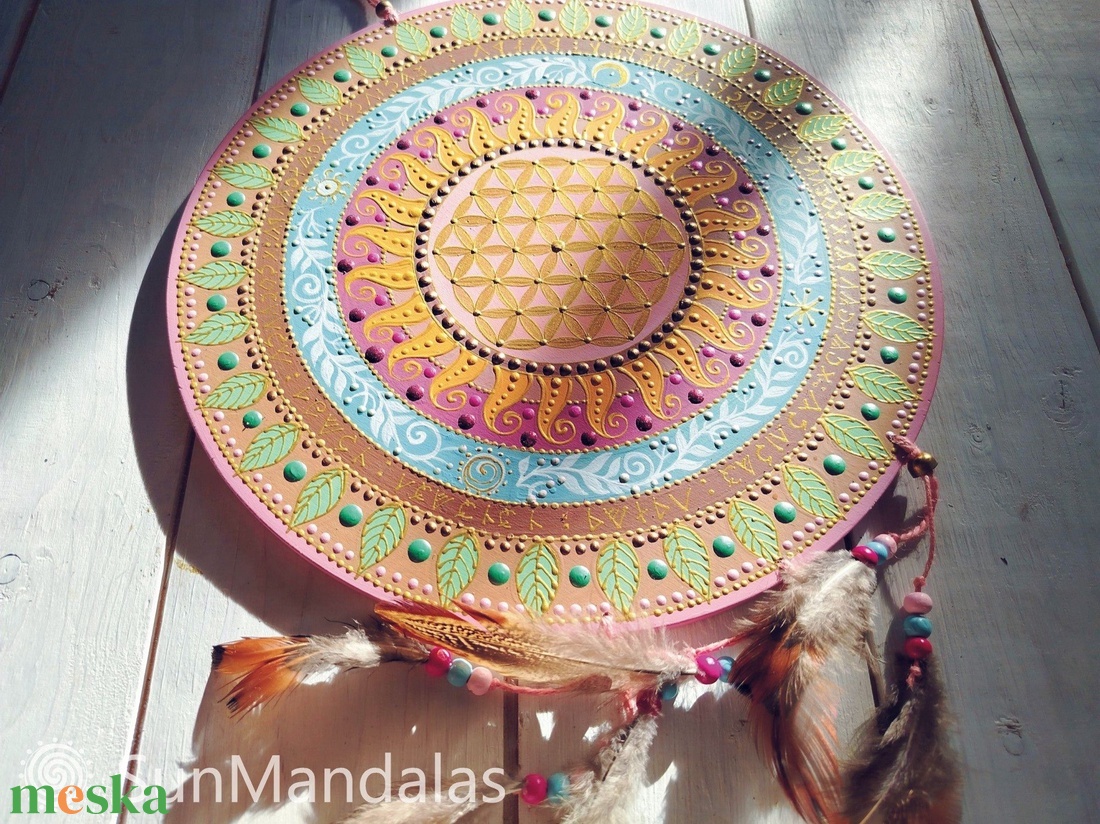 Amulett Mandala - otthon & életmód - dekoráció - spiritualitás - mandala - Meska.hu