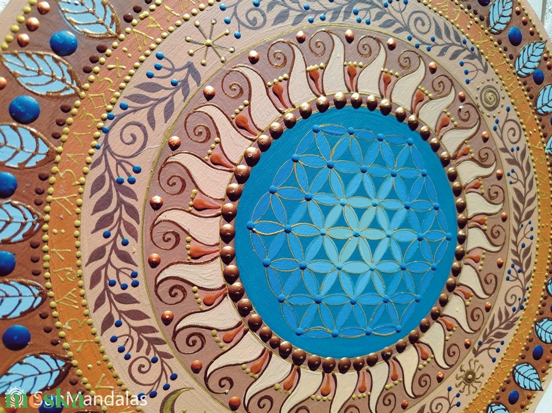 Amulett Mandala - otthon & életmód - dekoráció - spiritualitás - mandala - Meska.hu