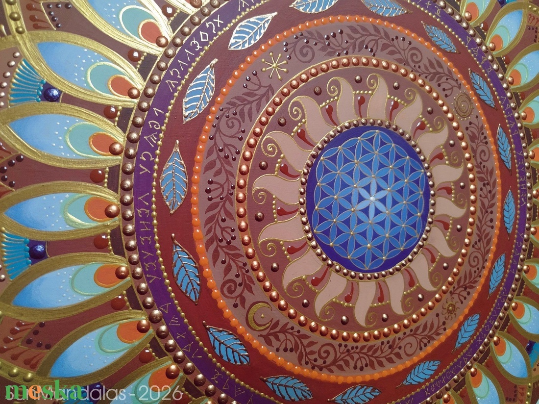 Sámán Mandala - otthon & életmód - dekoráció - spiritualitás - mandala - Meska.hu