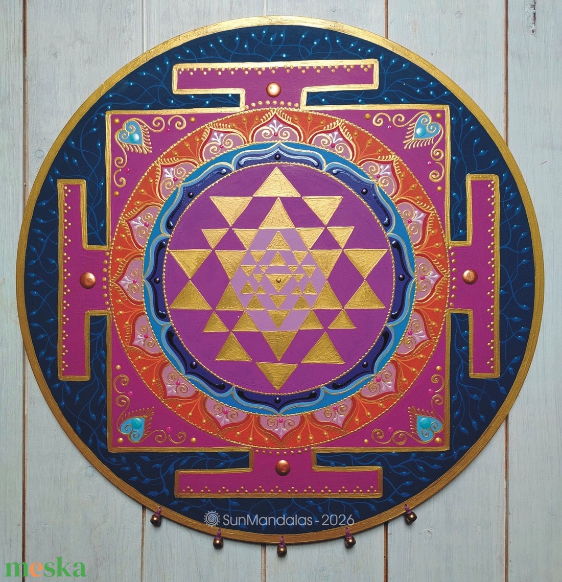 Sri Yantra - otthon & életmód - dekoráció - spiritualitás - mandala - Meska.hu