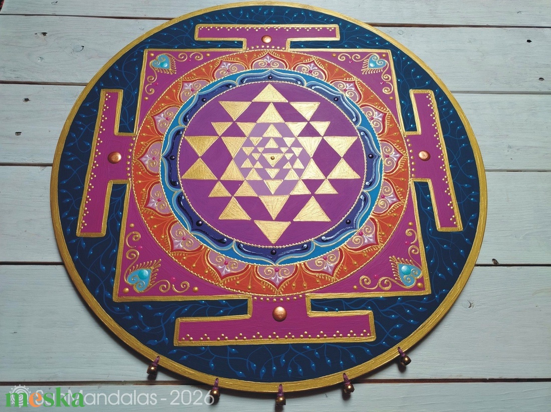 Sri Yantra - otthon & életmód - dekoráció - spiritualitás - mandala - Meska.hu