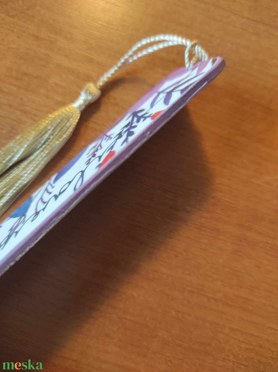 'I Love You' fa könyvjelző  - könyv & zene - könyvjelző - Meska.hu