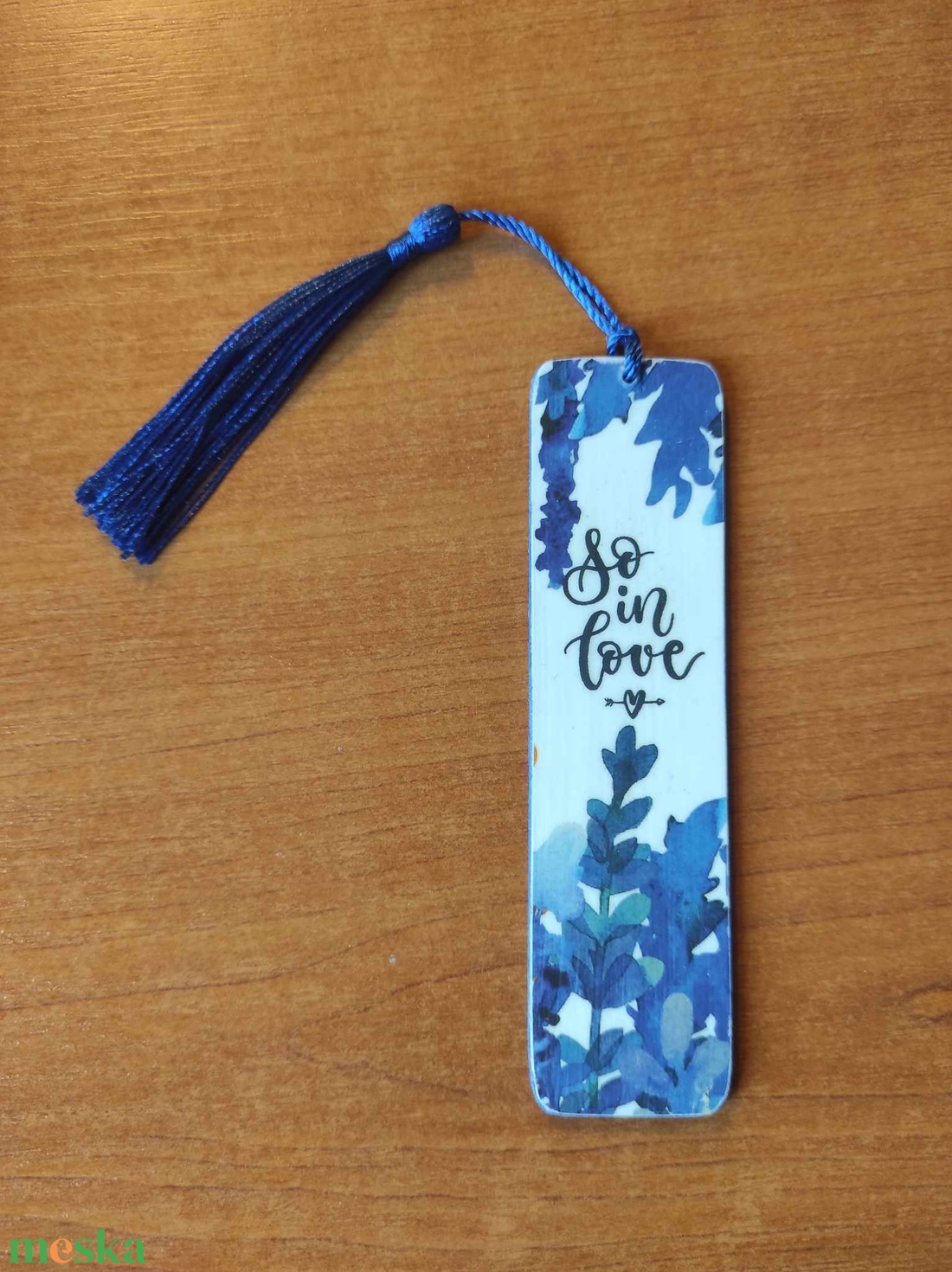 'So in love' fa könyvjelző  - könyv & zene - könyvjelző - Meska.hu
