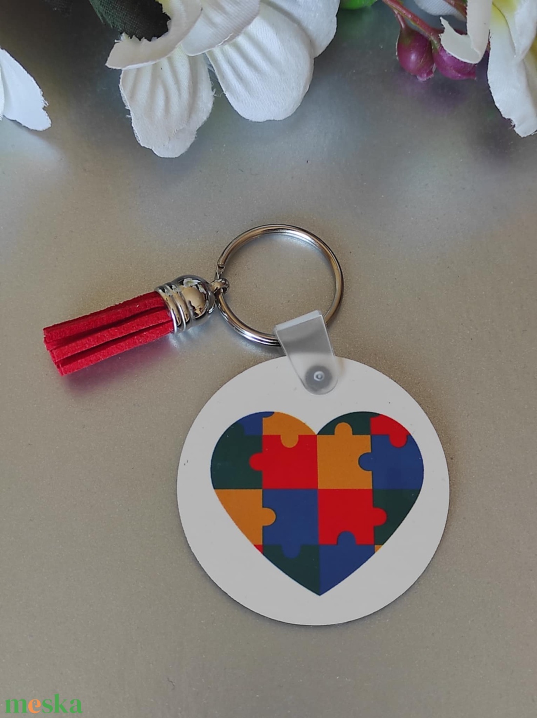 'Love Needs No Words' autizmus tudatosság kulcstartó - táska & tok - kulcstartó & táskadísz - kulcstartó - Meska.hu 'Love Needs No Words' autizmus tudatosság kulcstartó - táska & tok - kulcstartó & táskadísz - kulcstartó - Meska.hu