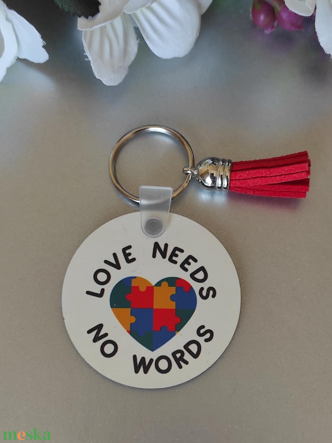 'Love Needs No Words' autizmus tudatosság kulcstartó - táska & tok - kulcstartó & táskadísz - kulcstartó - Meska.hu 'Love Needs No Words' autizmus tudatosság kulcstartó - táska & tok - kulcstartó & táskadísz - kulcstartó - Meska.hu