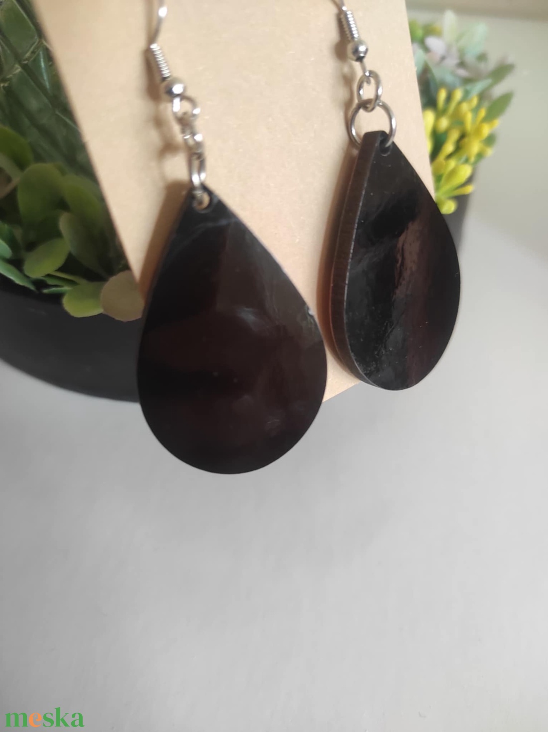 Szíves pillanat fülbevaló  - ékszer - fülbevaló - lógó csepp fülbevaló - Meska.hu