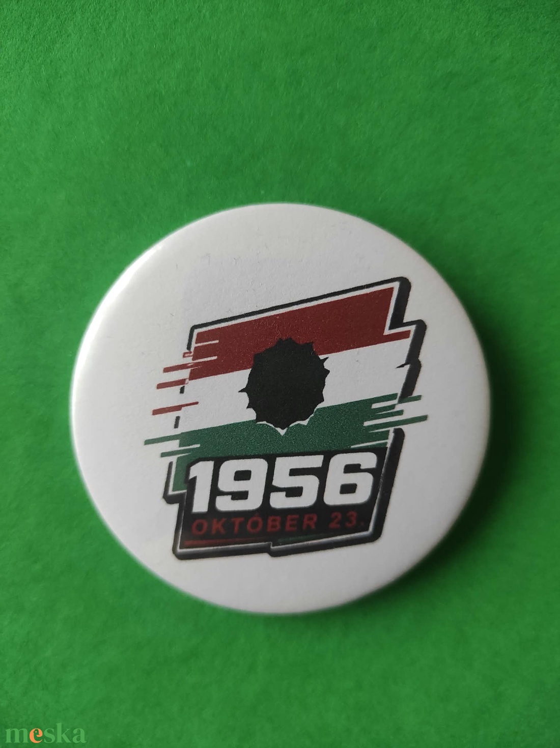 1956. október 23. magyar emlékkitűző, 58 mm - ékszer - kitűző és bross - Meska.hu