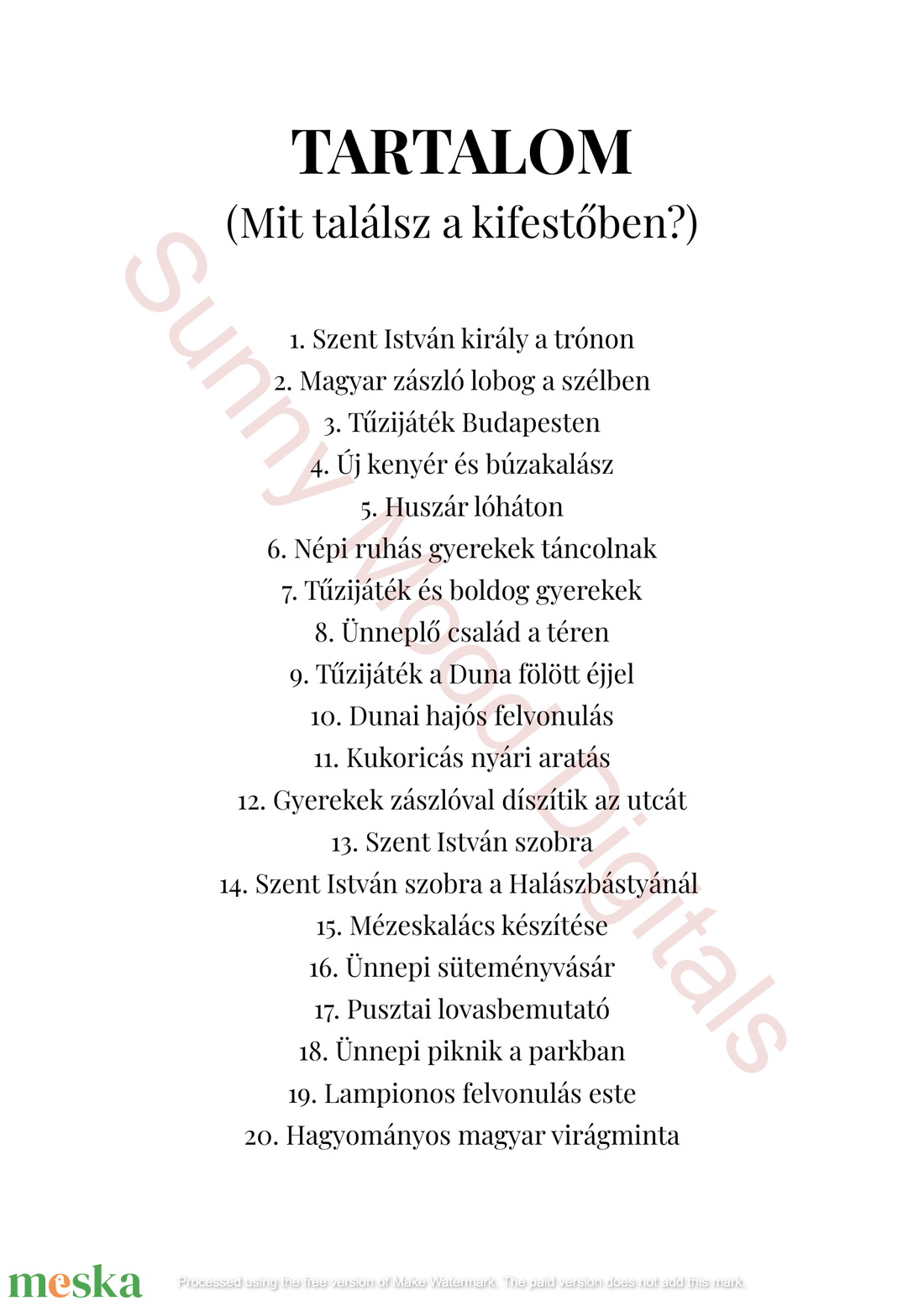 Augusztus 20. Kifestő gyerekeknek (nyomtatható PDF, 610 éveseknek) - otthon & életmód - papír, írószer - színező - Meska.hu Augusztus 20. Kifestő gyerekeknek (nyomtatható PDF, 610 éveseknek) - otthon & életmód - papír, írószer - színező - Meska.hu