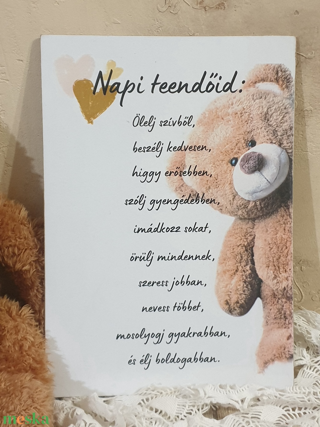 Napi teendőid...macis A4-es tábla - otthon & életmód - dekoráció - kép & falikép - táblakép - Meska.hu Napi teendőid...macis A4-es tábla - otthon & életmód - dekoráció - kép & falikép - táblakép - Meska.hu