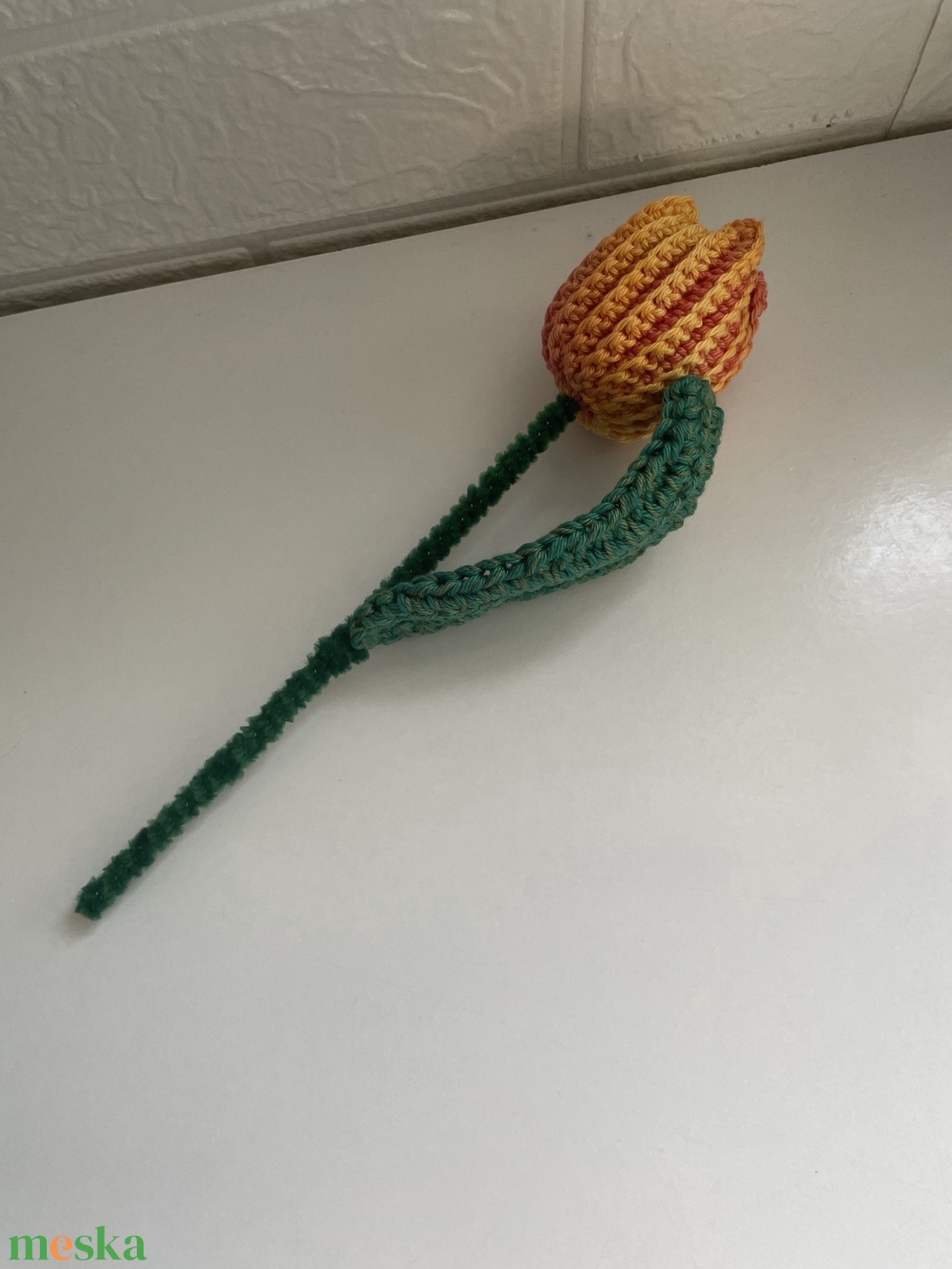 Horgolt cirmost tulipán celofánban - otthon & életmód - dekoráció - virágdísz és tartó - csokor & virágdísz - Meska.hu Horgolt cirmost tulipán celofánban - otthon & életmód - dekoráció - virágdísz és tartó - csokor & virágdísz - Meska.hu