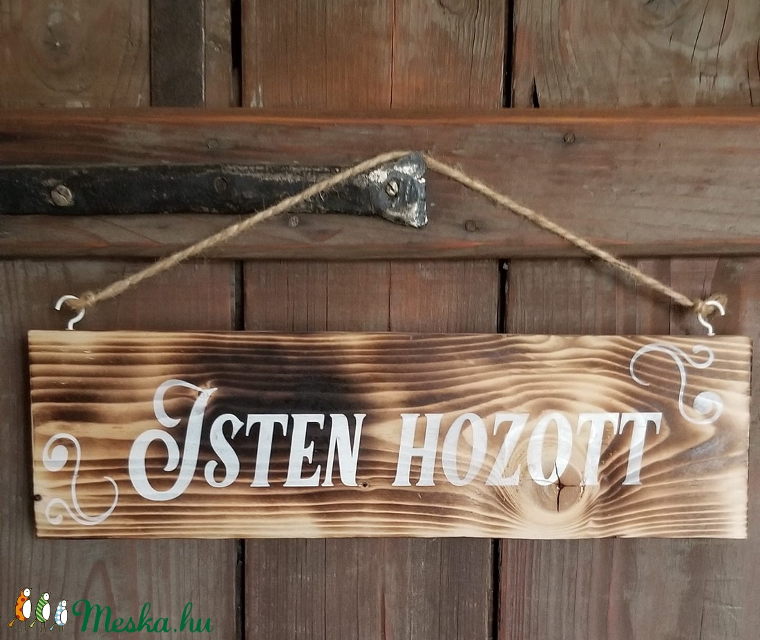 Isten hozott tábla - otthon & életmód - ház & kert - isten hozott tábla - Meska.hu