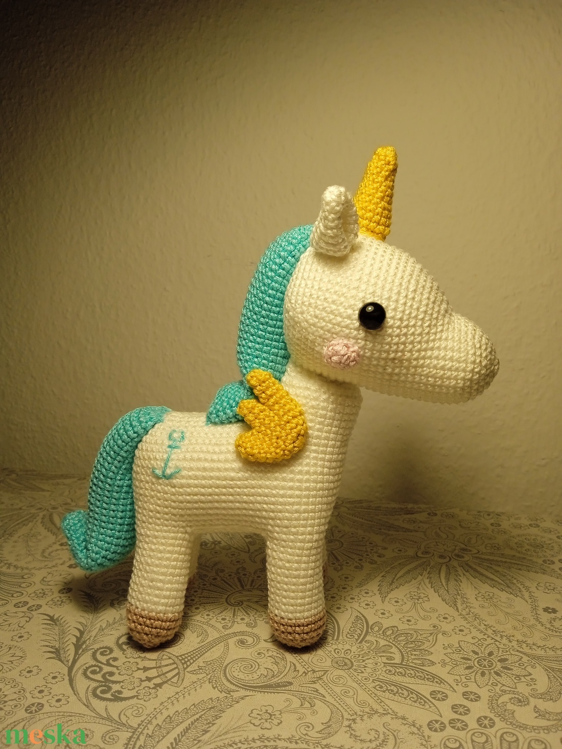 Amigurumi horgolt egyszarvú - játék & sport - plüssállat & játékfigura - ló - Meska.hu Amigurumi horgolt egyszarvú - játék & sport - plüssállat & játékfigura - ló - Meska.hu