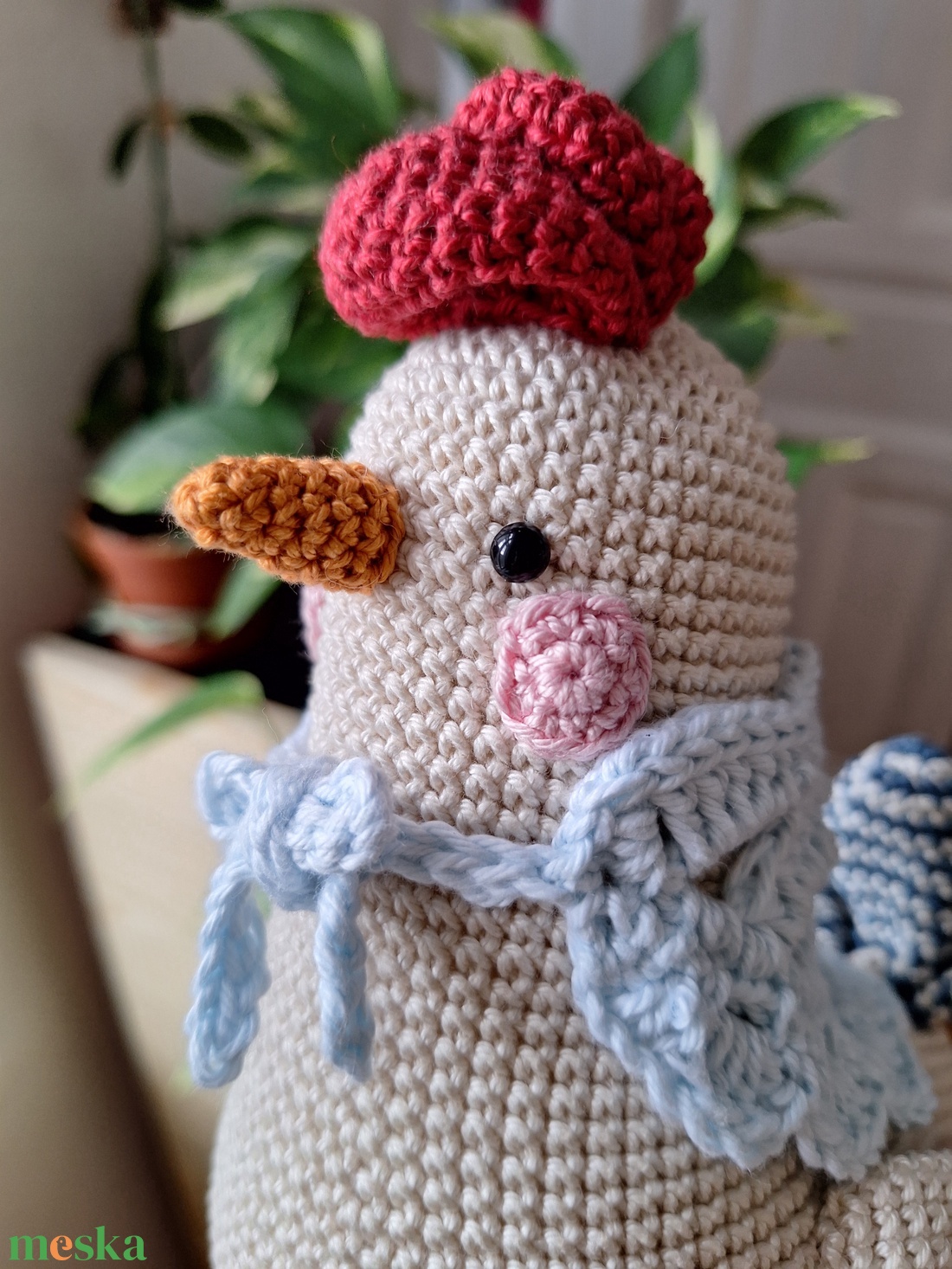 Amigurumi horgolt tyúk - játék & sport - plüssállat & játékfigura - más figura - Meska.hu