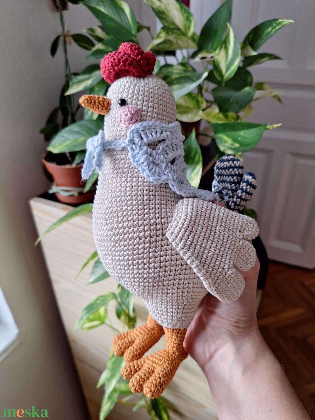 Amigurumi horgolt tyúk - játék & sport - plüssállat & játékfigura - más figura - Meska.hu