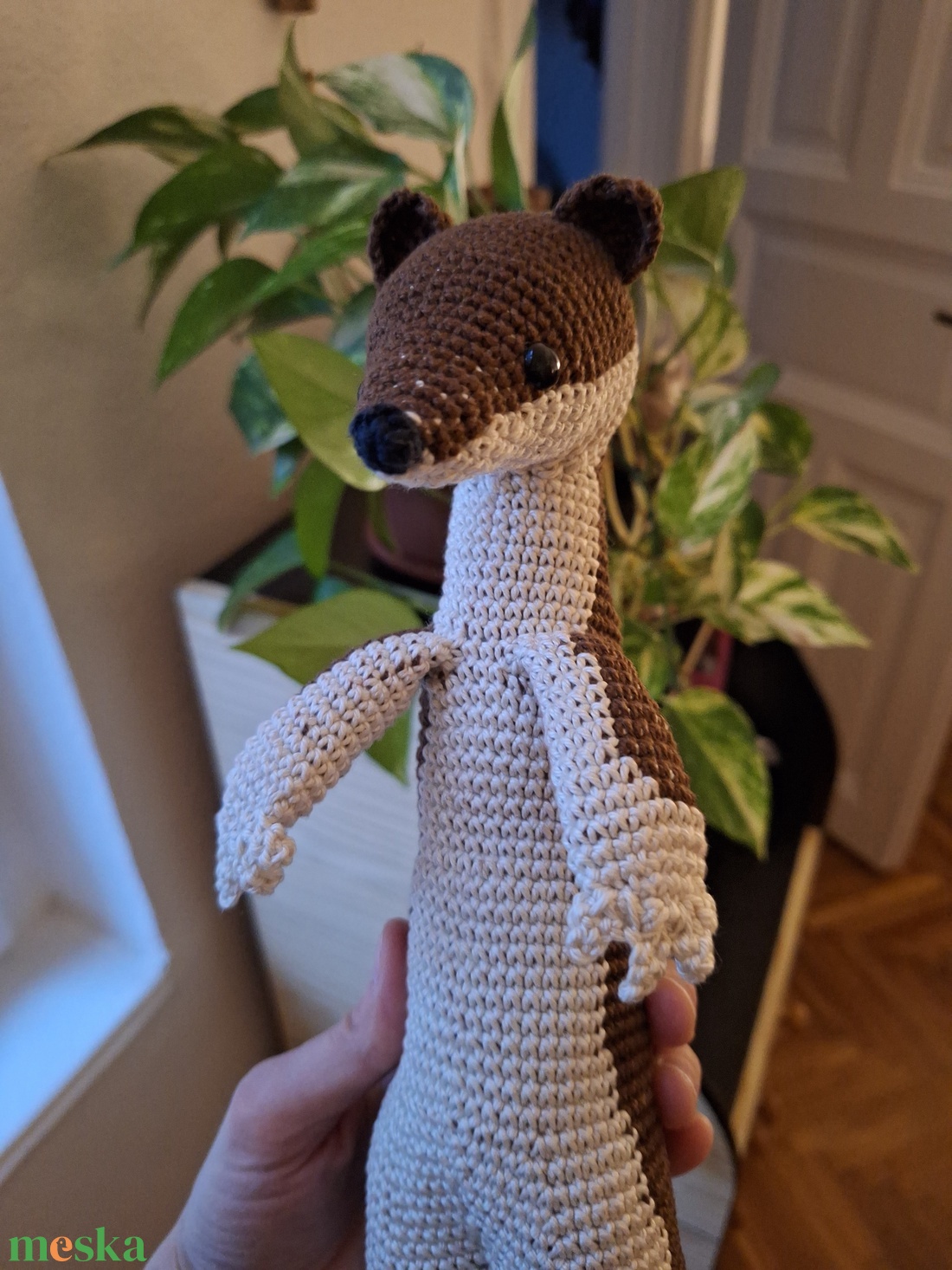 Amigurumi hermelin - játék & sport - plüssállat & játékfigura - egér - Meska.hu