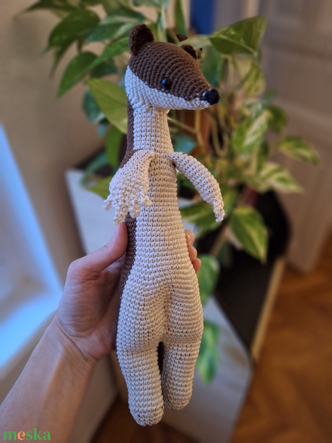 Amigurumi hermelin - játék & sport - plüssállat & játékfigura - egér - Meska.hu