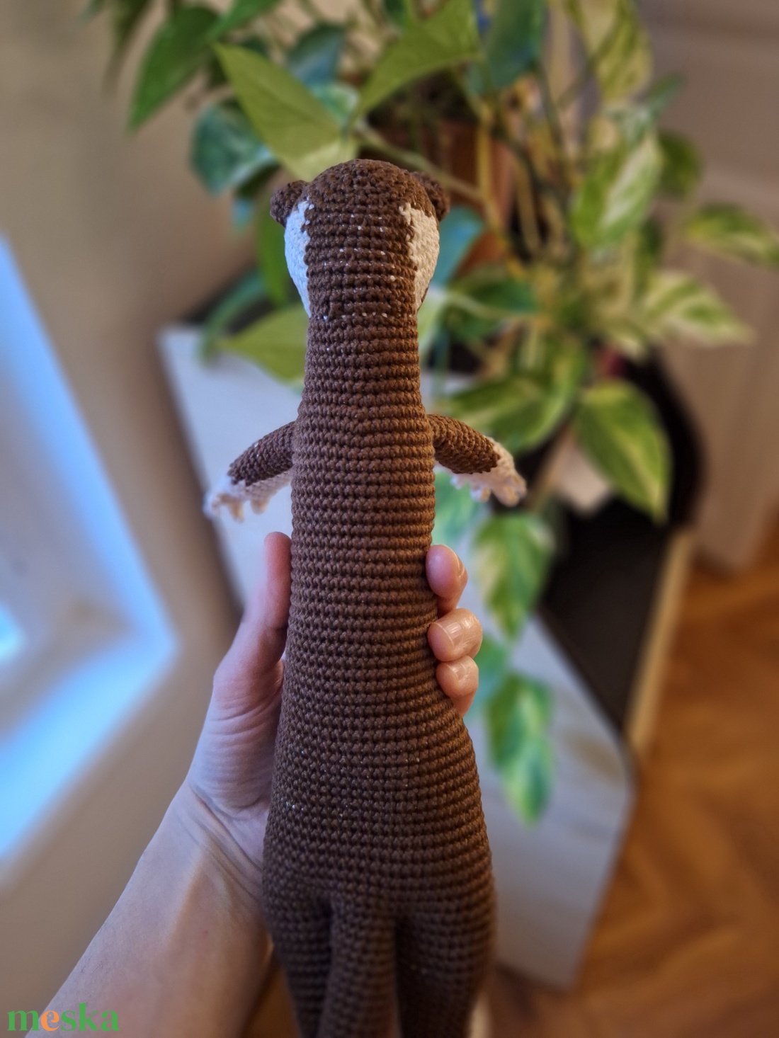 Amigurumi hermelin - játék & sport - plüssállat & játékfigura - egér - Meska.hu