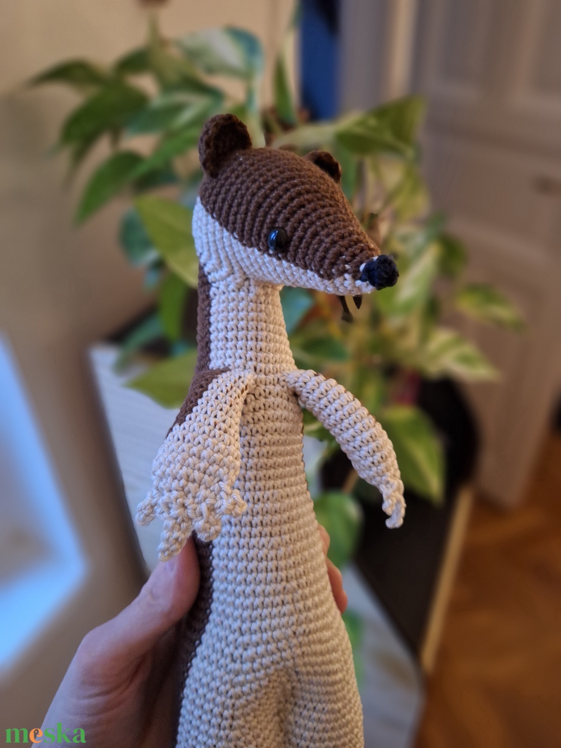 Amigurumi hermelin - játék & sport - plüssállat & játékfigura - egér - Meska.hu
