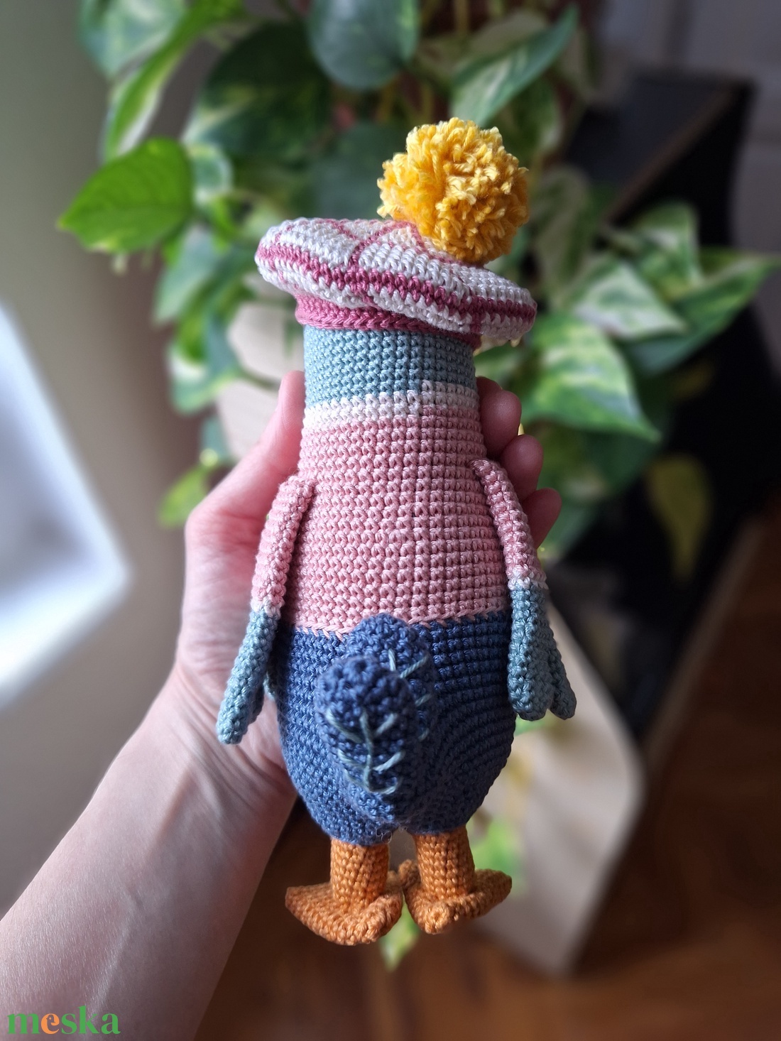 Amigurumi horgolt kacsa - játék & sport - plüssállat & játékfigura - madár - Meska.hu