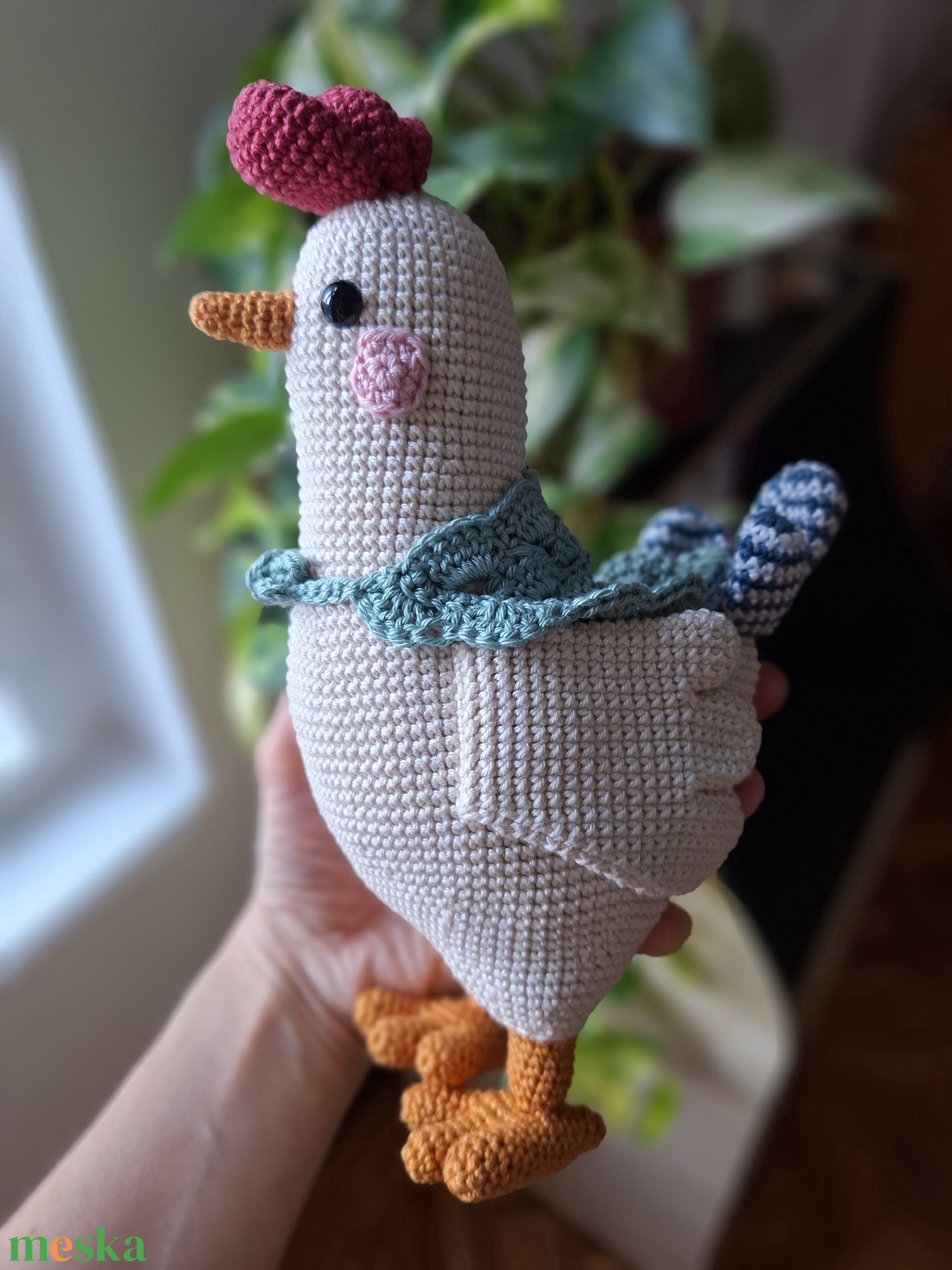 Amigurumi horgolt tyúk - játék & sport - plüssállat & játékfigura - más figura - Meska.hu