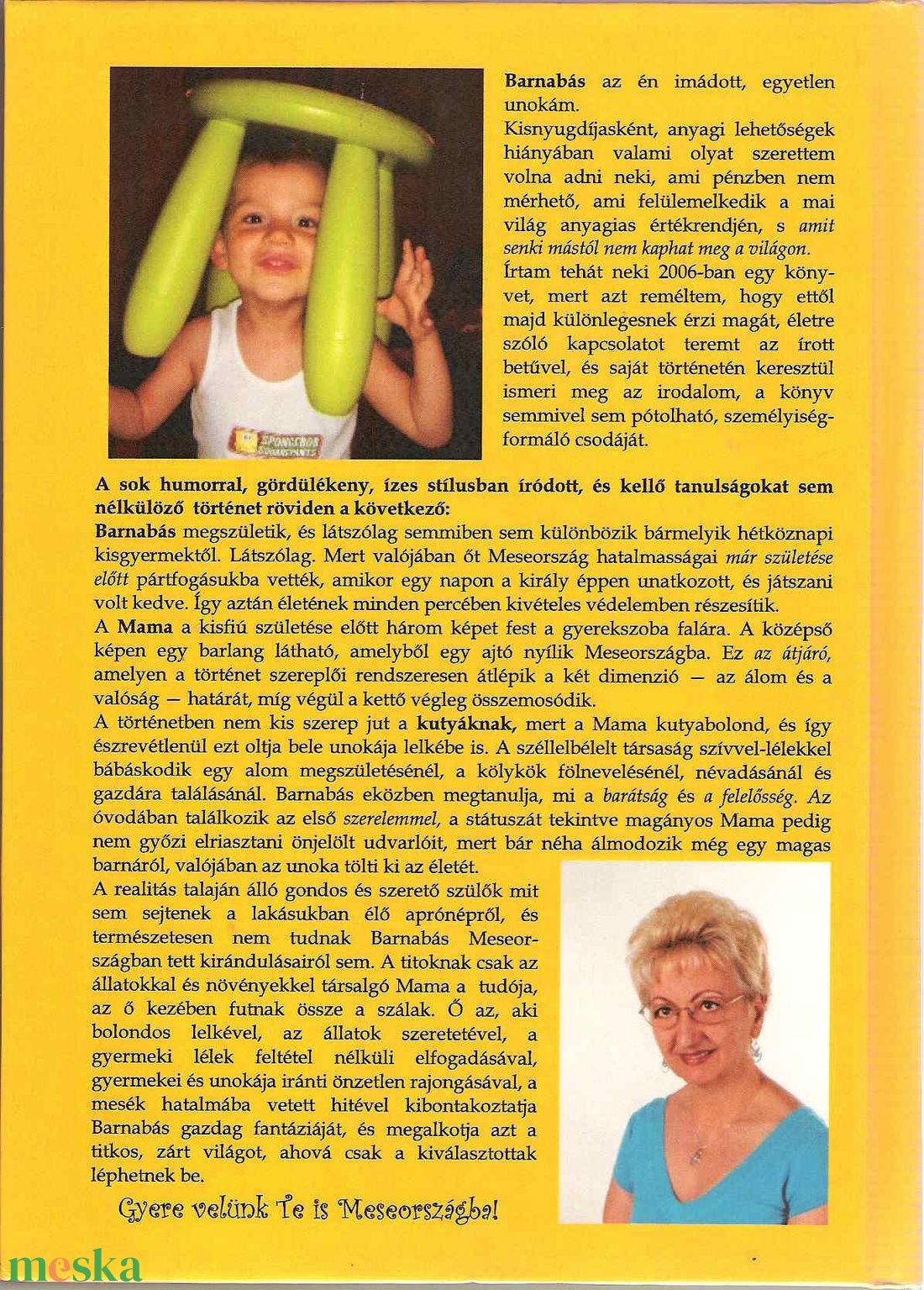 JÓNÁS ÉVA: AZ ÁTJÁRÓ - BARNABÁS MESEORSZÁGBAN - MESEREGÉNY - könyv & zene - könyv - Meska.hu